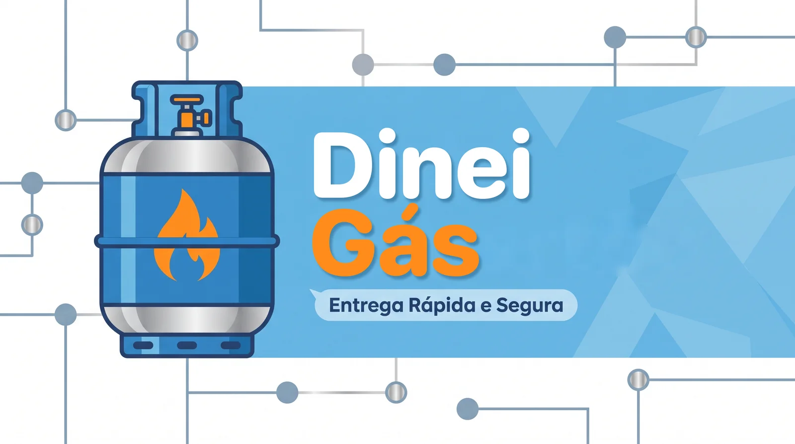 Dinei Gás — entrega de gás e água